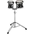 Black Swamp Percussion Concert Black Concert Tom Set with Stand 13 and 14 in.6 and 8 in.