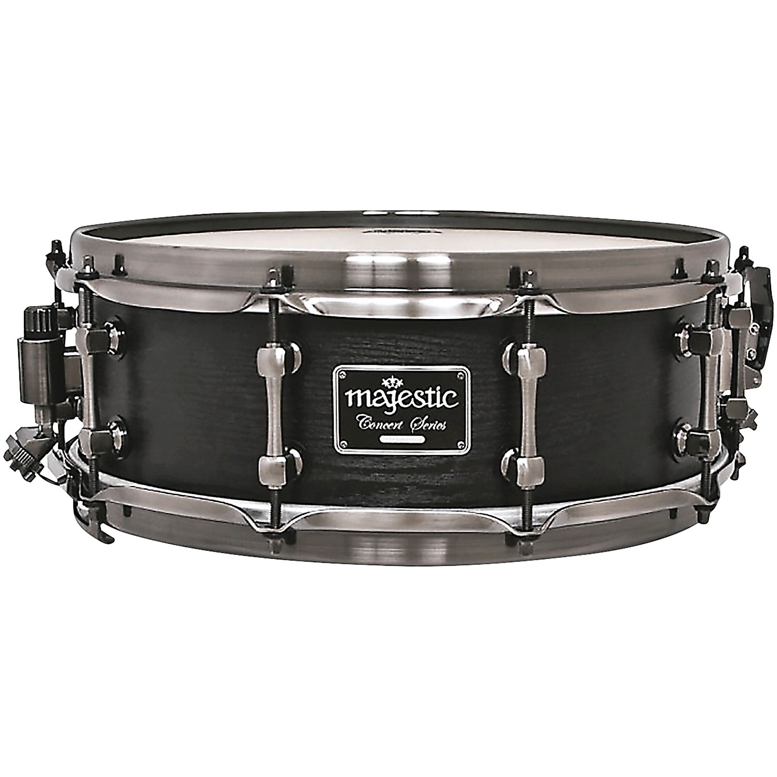 Majestic Concert Black Snare Drum Maple 14x5 Musician's Friend