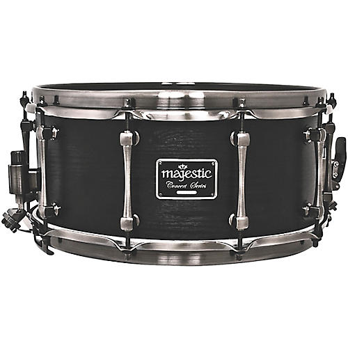 Majestic Concert Black Snare Drum Maple 14x6.5