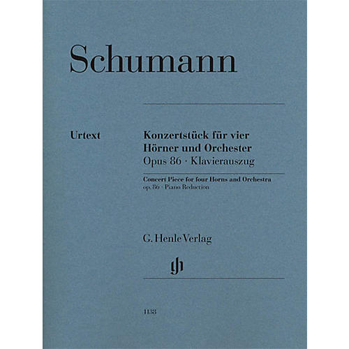 G. Henle Verlag Concert Piece for Four Horns and Orchestra, Op. 86 Henle Music Softcover by Schumann