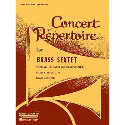 Rubank Publications Concert Repertoire for Brass Sextet (1st Trombone (4th Part)) Ensemble Collection Series