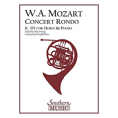 Southern Concert Rondo, K371 (in F) (Horn) Southern Music Series Arranged by Max Pottag & Hoss