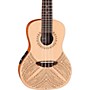 Open-Box Luna Concert Solid Spruce Top Tapa Design Acoustic Electric Ukulele Condition 1 - Mint Natural