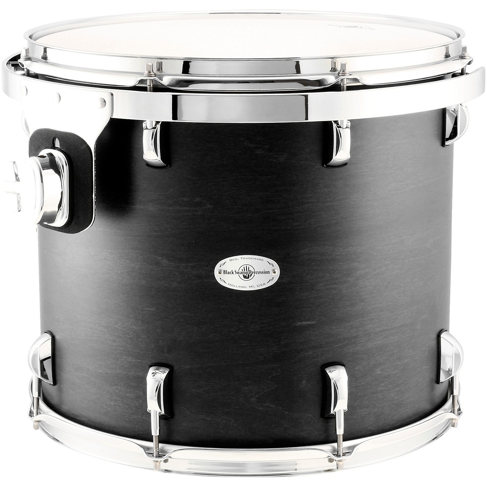 Black Swamp Percussion Concert Tom in Satin Concert Black Stain 16 in