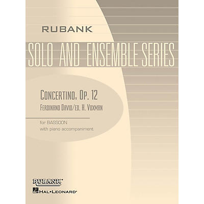Rubank Publications Concertino, Op 12 (Bassoon Solo with Piano - Grade 4) Rubank Solo/Ensemble Sheet Series