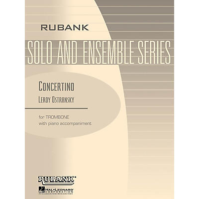 Rubank Publications Concertino (Trombone Solo with Piano - Grade 5) Rubank Solo/Ensemble Sheet Series