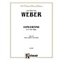 Alfred Concertino for Clarinet in E-Flat Major Op. 26 for Clarinet By Carl Maria von Weber Book