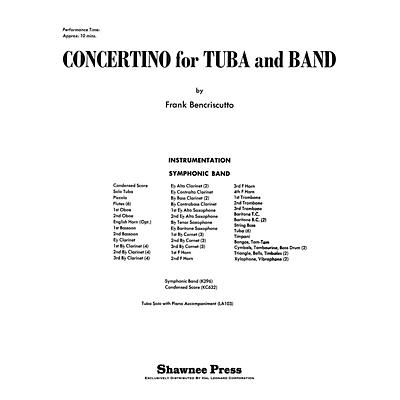 Shawnee Press Concertino for Tuba and Band Concert Band Level 3 Composed by Bencriscutto