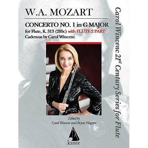 Lauren Keiser Music Publishing Concerto No. 1 in G Major for Flute, K. 313 (With Flute 2 Part) LKM Music Series Softcover