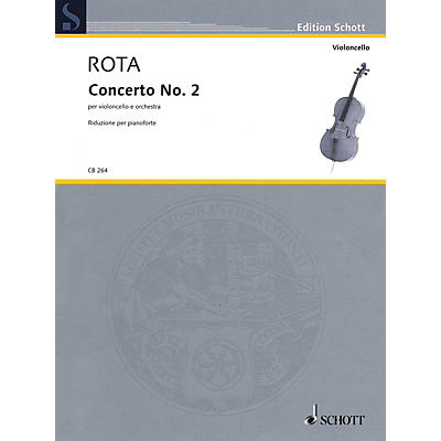 Schott Concerto No. 2 (Cello with Piano Reduction) String Series Softcover