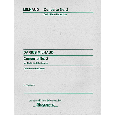 Associated Concerto No. 2 (Score and Parts) String Solo Series Composed by Darius Milhaud