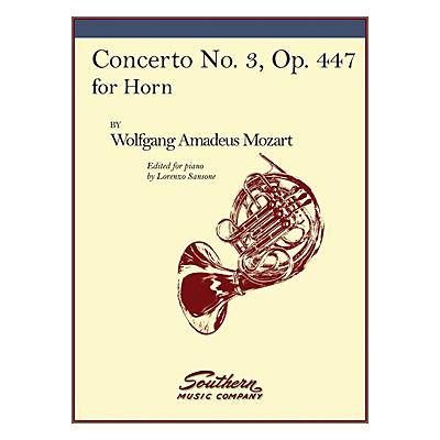 Southern Concerto No. 3, K447 (Horn) Southern Music Series Arranged by Lorenzo Sansone