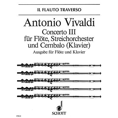 Schott Concerto No. 3 in D Major, Op. 10 (RV 428/PV 155) (Il Cardellino) Schott Series