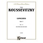Alfred Concerto Op. 3 for String Bass By Serge Koussevitzky Book