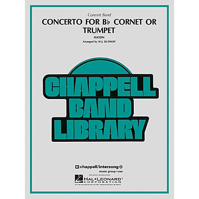 Hal Leonard Concerto for Bb Cornet or Trumpet Concert Band Level 4 Arranged by W.J. Duthoit