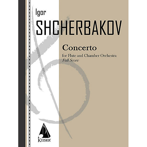 Lauren Keiser Music Publishing Concerto for Flute, Percussion and Strings LKM Music Series by Igor Shcherbakov