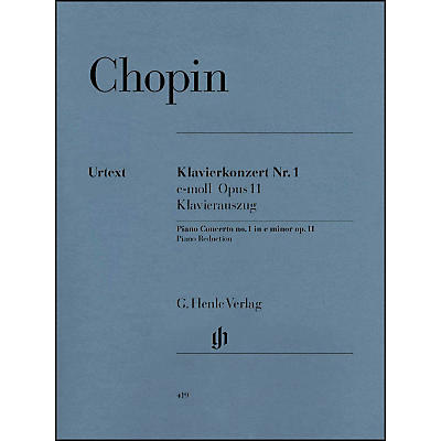 G. Henle Verlag Concerto for Piano and Orchestra E minor Op. 11, No. 1 By Chopin