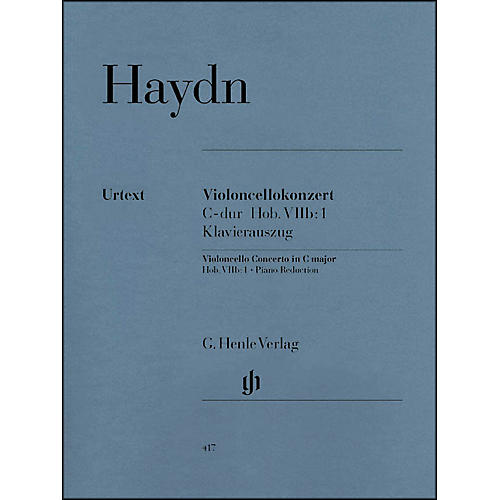 G. Henle Verlag Concerto for Violoncello and Orchestra C Major Hob.VIIb:1 By Haydn