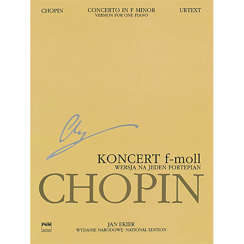 PWM Concerto in F Minor Op. 21 PWM Series Softcover Composed by Frederic Chopin Edited by Jan Ekier