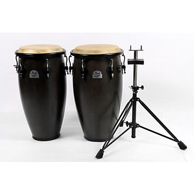 Pearl Conga and Tumba Set, 11.75" and 12.5" With Stand -