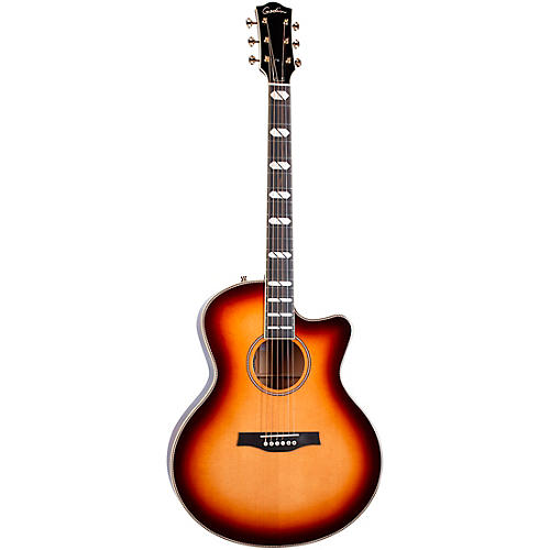 Godin Connaisseur Mahogany Mini Jumbo Acoustic-Electric Guitar Condition 2 - Blemished Sunset Burst 197881402716