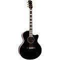 Godin Connaisseur Rosewood Mini Jumbo Acoustic-Electric Guitar BlackBlack