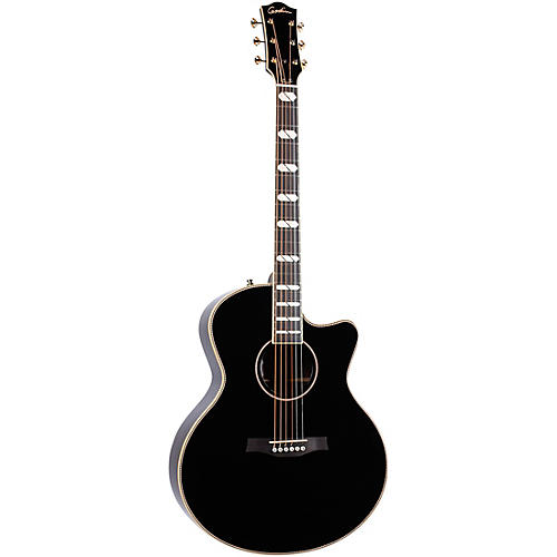 Godin Connaisseur Rosewood Mini Jumbo Acoustic-Electric Guitar Black
