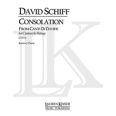 Lauren Keiser Music Publishing Consolation from Canti di Davide (Concerto for Clarinet and Orchestra) LKM Music Series