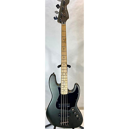 Squier Contemporary Active Jazz Bass HH V Electric Bass Guitar Charcoal