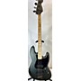 Used Squier Contemporary Active Jazz Bass HH V Electric Bass Guitar Charcoal