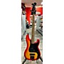 Used Squier Contemporary Active Precision Electric Bass Guitar SUNSET METALLIC