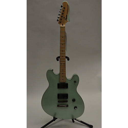 Squier Contemporary Active Starcaster Hollow Body Electric Guitar Mint Green