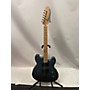 Used Squier Contemporary Active Starcaster Hollow Body Electric Guitar Gunmetal Metallic