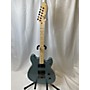 Used Squier Contemporary Active Starcaster Hollow Body Electric Guitar Metallic Blue