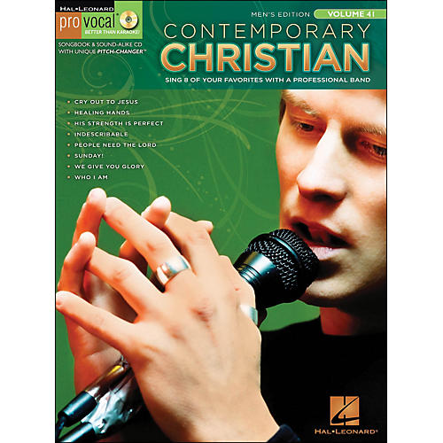 Contemporary Christian Pro Vocal Songbook & CD - Men's Edition Volume 41