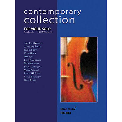 Ricordi Contemporary Collection for Violin Solo String Solo Series Softcover