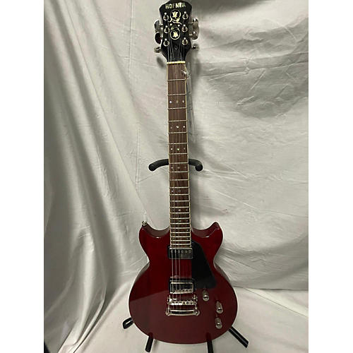 Hofner Contemporary Colorama Solid Body Electric Guitar Red