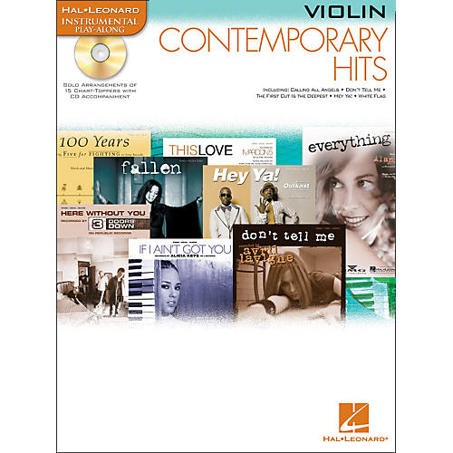 Contemporary Hits for Violin Book/CD Instrumental Play-Along