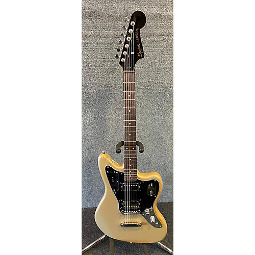 Squier Contemporary Jaguar Solid Body Electric Guitar Shoreline Gold