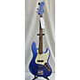 Used Squier Contemporary Jazz Bass Electric Bass Guitar Ocean Blue