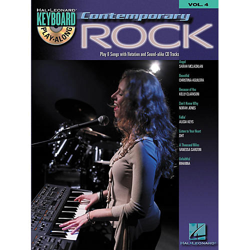 Contemporary Rock Keyboard PlayAlong Volume 4 (Book/CD)