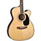 Contemporary Series BR-73CE Cutaway 000 Acoustic-Electric Guitar Level 1 Natural