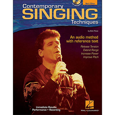 Hal Leonard Contemporary Singing Techniques - Men's Edition Book/CD