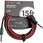 Fender Contour Holiday Instrument Cable 15 ft. Red/Green