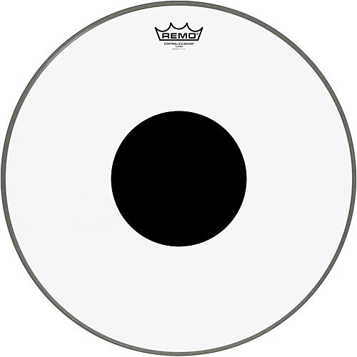 Remo Controlled Sound Clear With Black Dot Bass Drum Head 18 in.