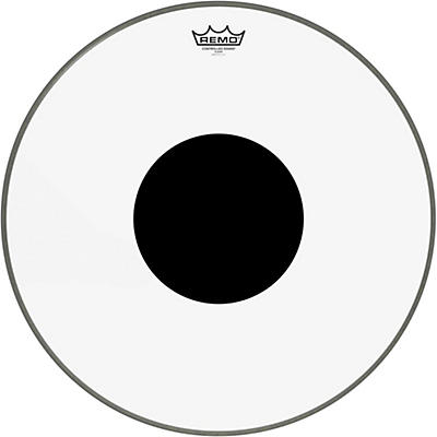 Remo Controlled Sound Clear With Black Dot Bass Drum Head