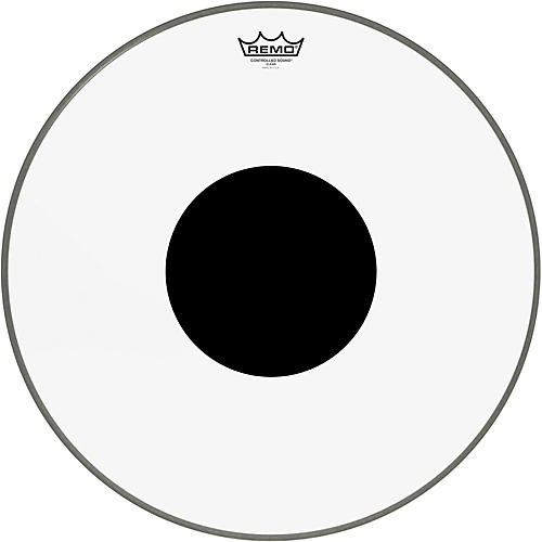 Remo Controlled Sound Clear With Black Dot Bass Drum Head 20 in.