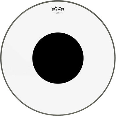 Remo Controlled Sound Clear With Black Dot Bass Drum Head