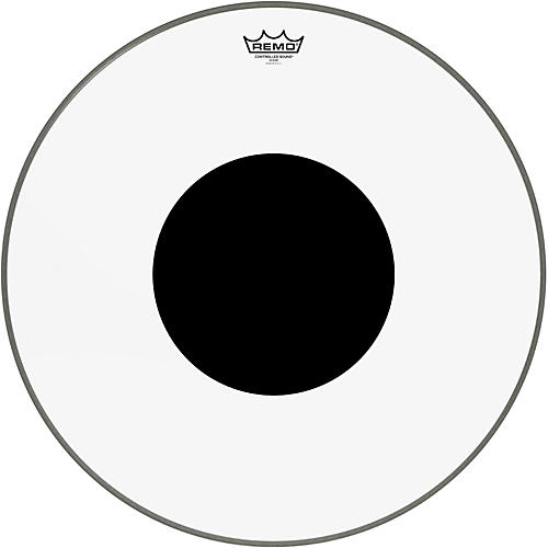 Remo Controlled Sound Clear With Black Dot Bass Drum Head 22 in.