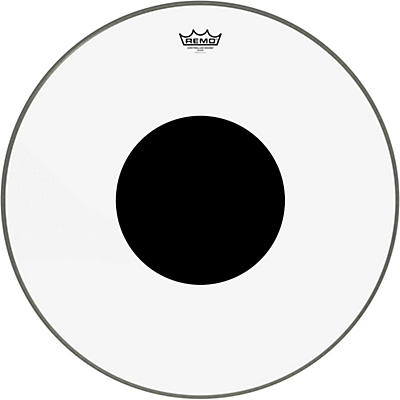 Remo Controlled Sound Clear With Black Dot Bass Drum Head